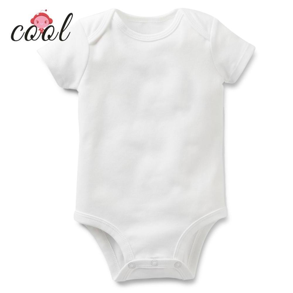 Infants bodysuit newborn baby clothes boys girls kimono baby onesie set white 100% cotton custom printed plain baby romper