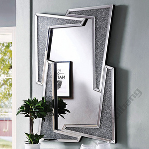 Coolbang Vanity Crushed Diamond 80cm Wall Hanging Mirror