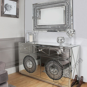 Coolbang modern mirrored sideboards buffet cabinets for livingroom