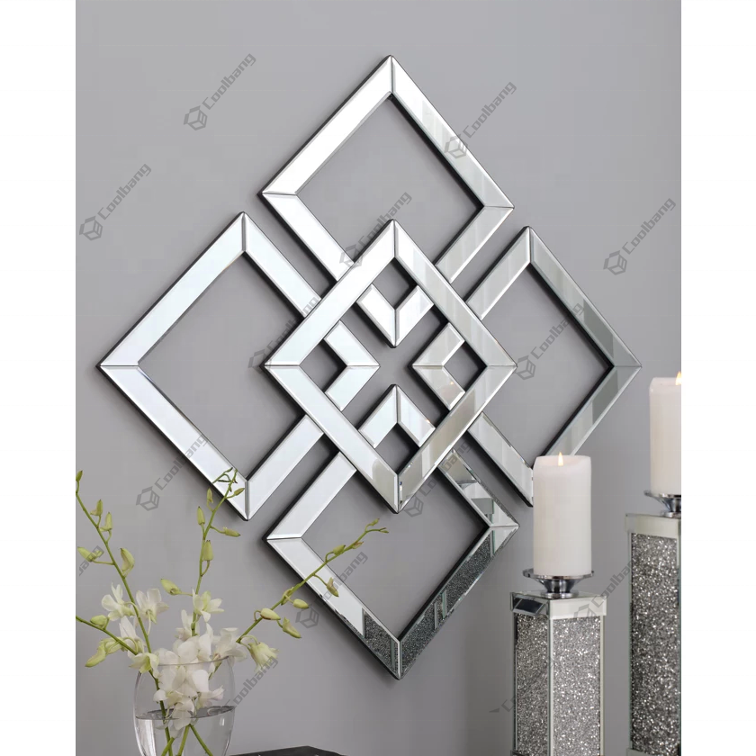 Modern Sliver Mirror Decorative Combination Wall Art