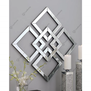 Top Seller mirrored Wall Art Decor Gift Wall Art Mirror Set