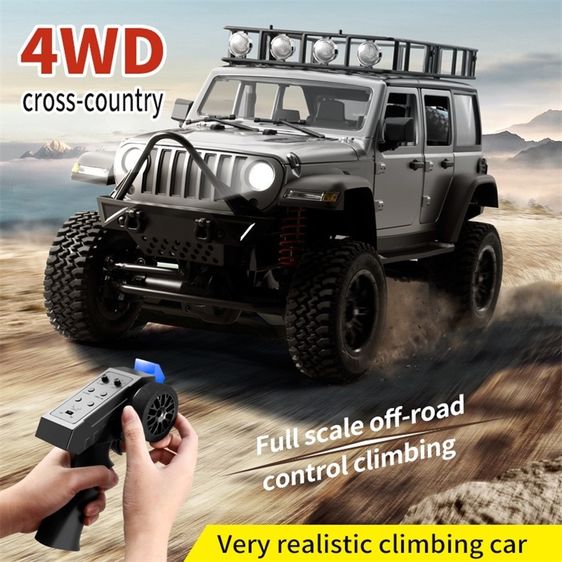 MN128 1:12 Scale Wrangler Model 2.4Ghz Remote Control Off-road Vehicle Toys 4WD Climbing RC Cars Jeep Cars Kids RC Toys Gifts