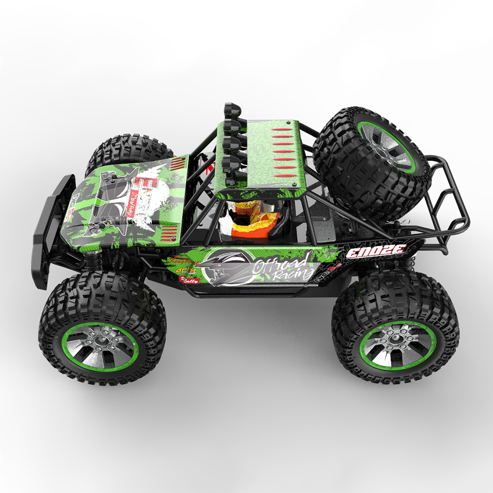 203E 1/10 Monster Truck RC Car 45KM/H High-speed Remote Control Cars 4WD Climbing Off-road Vehicle for Adults & Kids Hobby Gifts