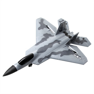 FX922 F-22 Fighter Raptor RC Plane Model 2.4Ghz Remote Control High-tech Airplane 4CH Glider Aircraft Kids RC Toys Boys Gifts