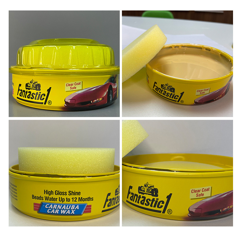 New design waterless car care  solid  carnauba polishing car wax