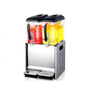 12L hot selling electric cold beverage dispenser /2 tanks juice cooler