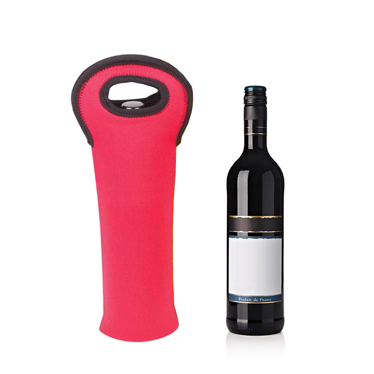 Portable Neoprene Wine Tote Holders Wine Bag Carriers Wine Bottle Holder Cooler