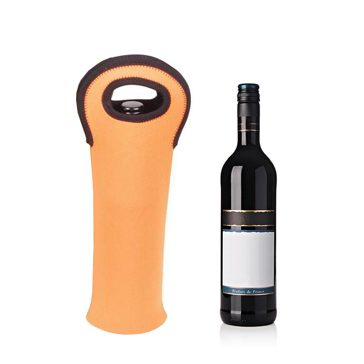 Portable Neoprene Wine Tote Holders Wine Bag Carriers Wine Bottle Holder Cooler