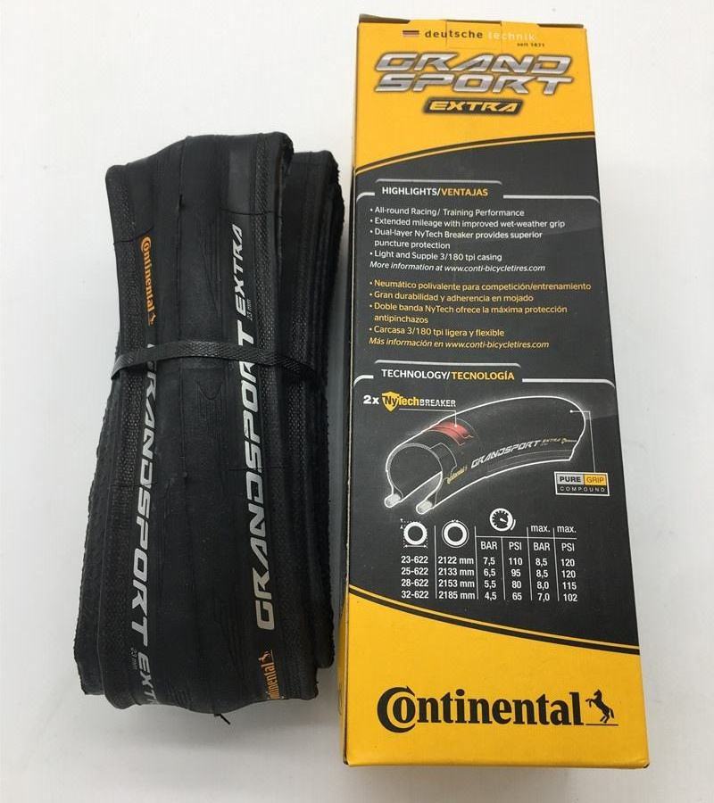 wholesale pneu bicicleta Continental Road Bike Tire Grand Sport Extra 700x23/25C Puncture Resistant Road Bike Tire