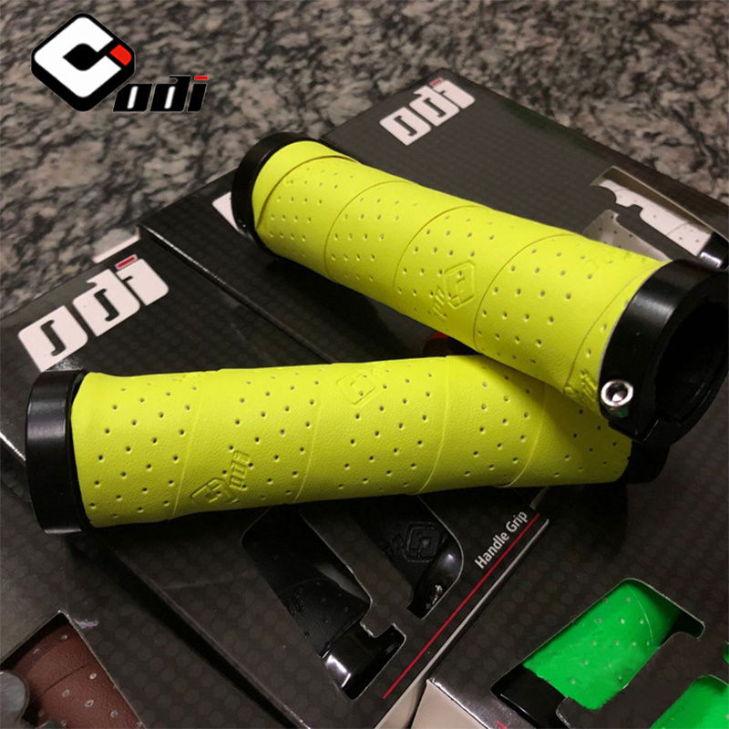 Odi MTB Grip Lock on Bicycle Handlebar Grips Damping Shock Absorption Bike Handle Soft Folding Mountain Bike Grip Bmx Parts