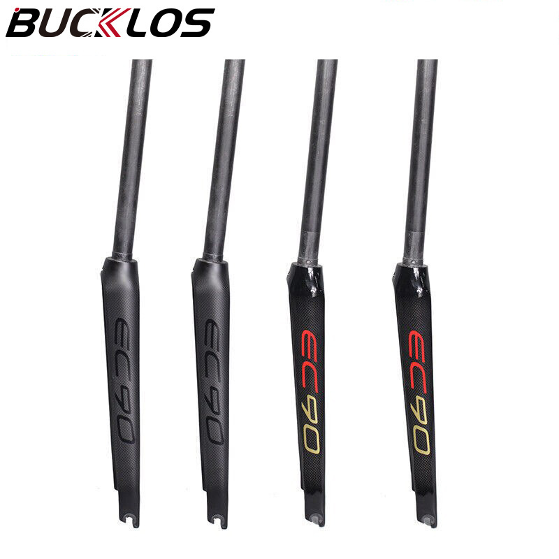 Bucklos OEM/ODM Garfos Para Bicicletas 700c Ultralight Full Carbon Fiber Road Bike Bicycle Parts Cycle Rigid Fork