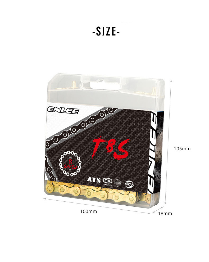 BUCKLOS mountain road bicycle chain 9/10/11/12 speed ultra-light electroplated gold colorful bicycle chain