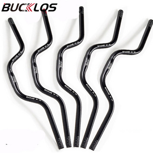 BUCKLOS manillar 25.4mm manillar mtb Bicycle Swallow Handlebar Ultralight 620/660/720mm Riser Handle Bar Bicycle Accessories