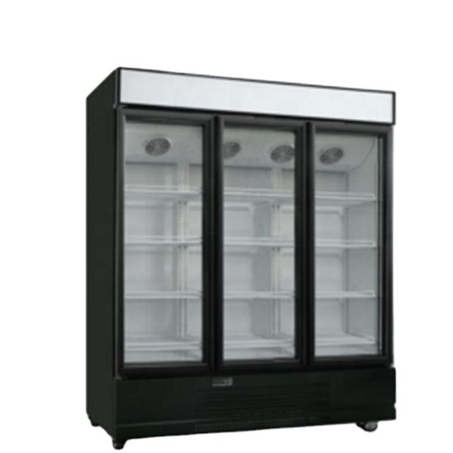 Commercial Vertical Freezer Beverage Fridge Upright Refrigerator glass door display freezer