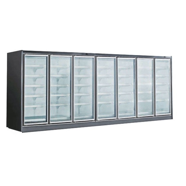 China Manufacturer Factory Price Freezer Dark Commercial Display Cabinets Used Vertical Refrigerator