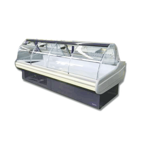 Supermarket Fresh Meat Display Refrigerator Deli Freezer Seafood Fish Counter Display Chiller Cabinet