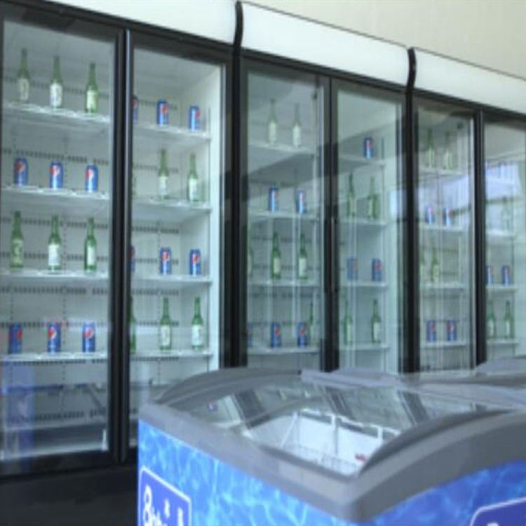 Wholesale Glass Door Cola beverage beer display fridge