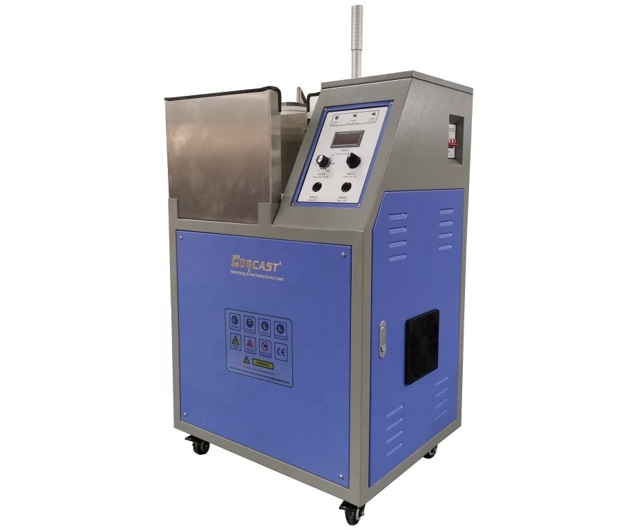 Speedy Melting 5KG 10KG 15KG Manual Tilting System Induction Gold Silver Melting Furnace For Sale