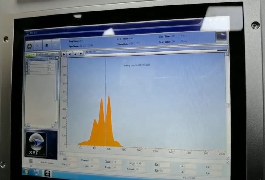 Gold Silver Copper Platinum Palladium Testing Machine XRF Analyzer XRF Tester