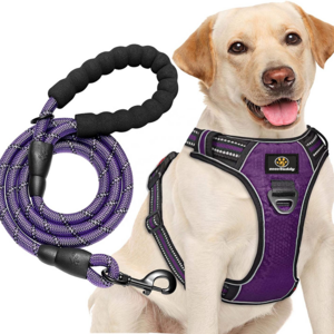 Dog harness manufacturers custom logo designer luxury adjustable waterproof reflective no pull pet dog harness