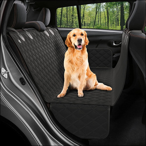 Washable Pet Seat Hammock  Scratchproof Nonslip 100% Waterproof Dog Car Seat Cover for Back Seat