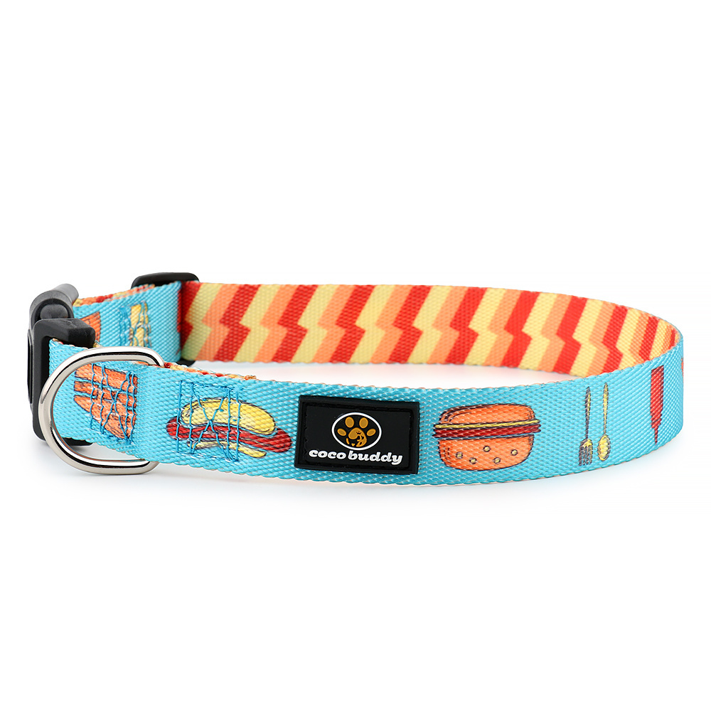 OEM Pet Accessories Customized Heat Transfer Sublimation Polyester Pet Dog Leash