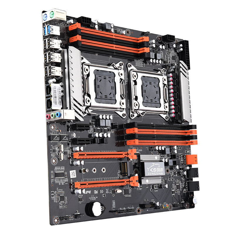 Cooldragon computer mainboard X79 Dual for desktop mother board X79 dual CPU LGA 2011 Xeon E5 DDR3 1333/1600/1866MHz 256GB