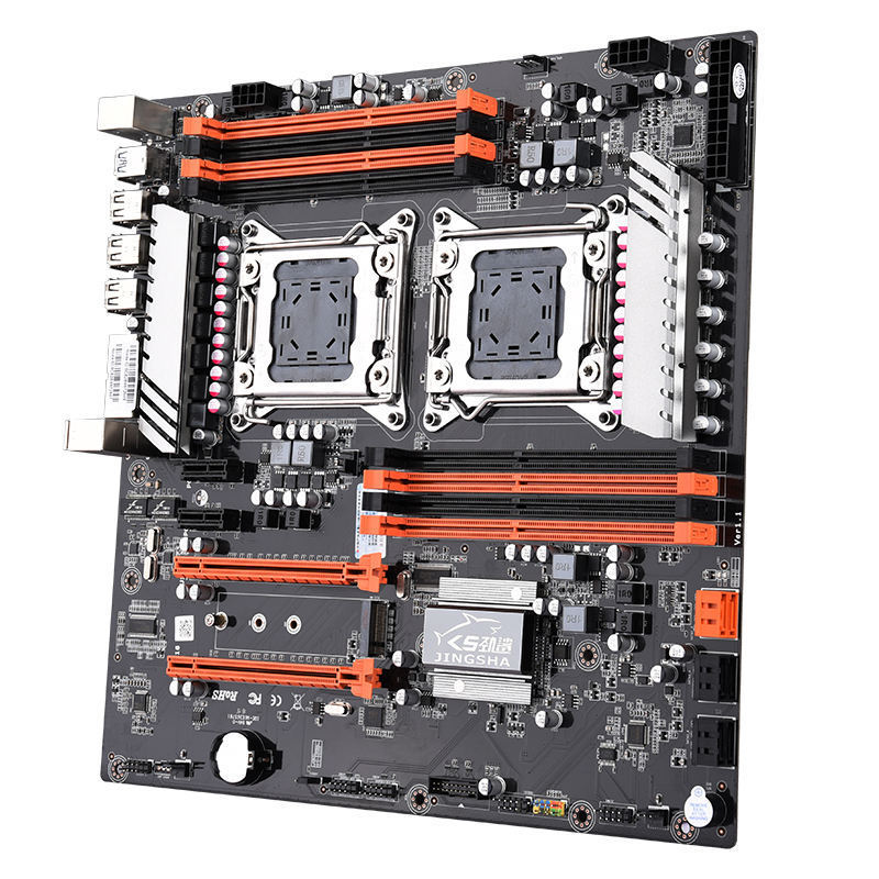 Cooldragon computer mainboard X79 Dual for desktop mother board X79 dual CPU LGA 2011 Xeon E5 DDR3 1333/1600/1866MHz 256GB