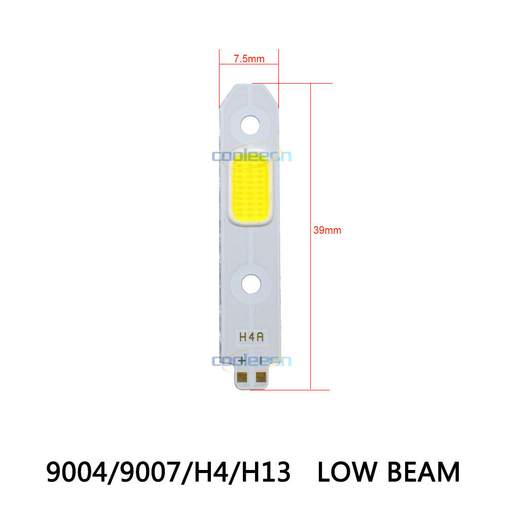 S2 Car Light LED Chip H1 H7 H4 High Low Beam 9005 9006 9012 H11 H8 Chips for Auto Headlight 15W COB 6000K Cold White