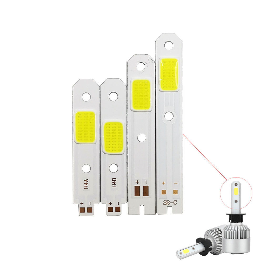 S2 Car Light LED Chip H1 H7 H4 High Low Beam 9005 9006 9012 H11 H8 Chips for Auto Headlight 15W COB 6000K Cold White