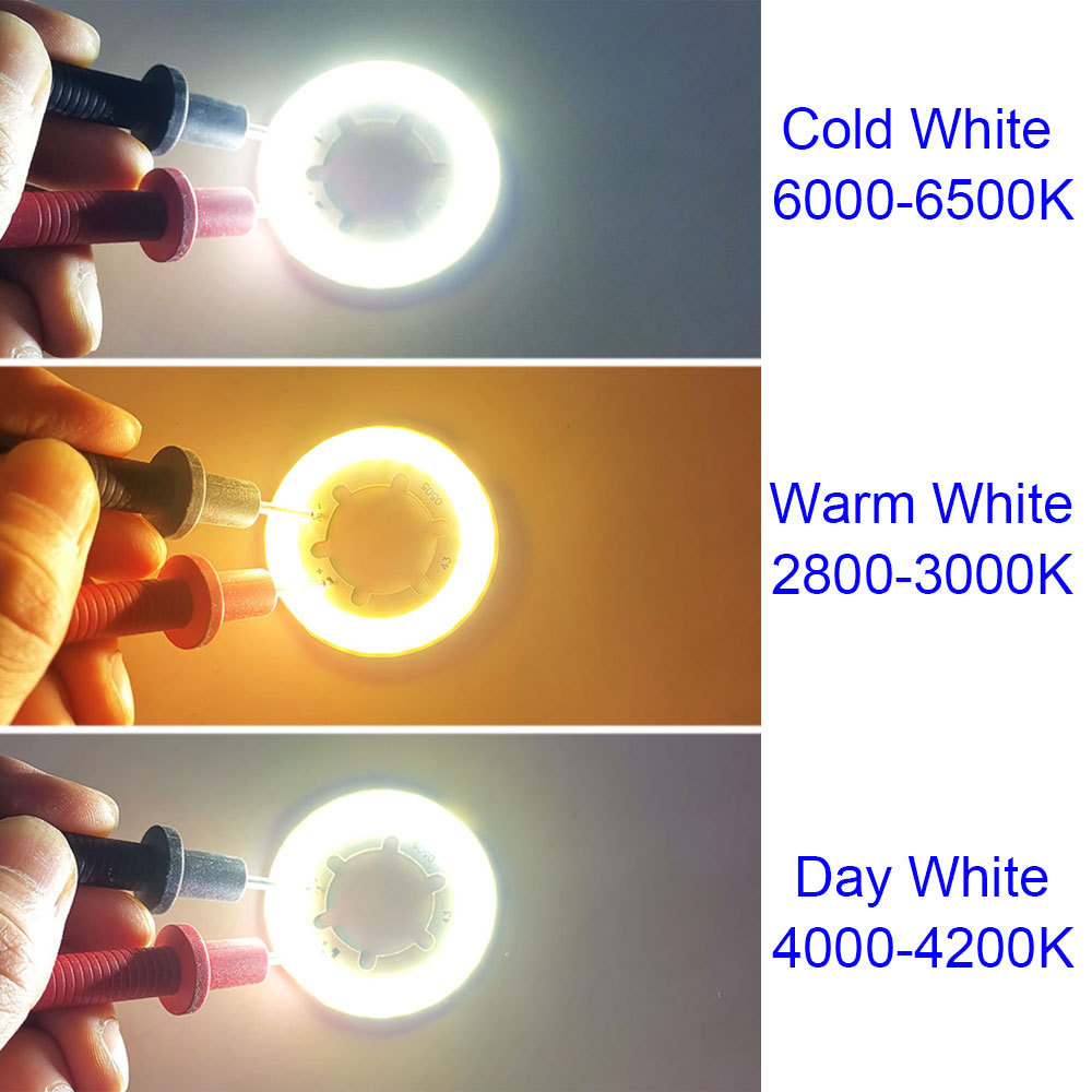 43mm Ring Shape COB LED Chip 3W 5W 7W 10W Light Bulb for Spotlight Work Lamps Indoor Decoration Lighting 15V LED