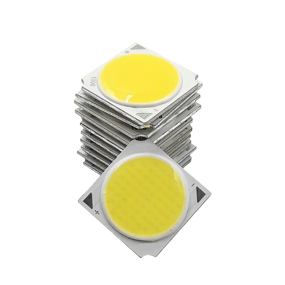 LED Spotlight Chips 19x19mm Square COB LED 10W 20W 30W 50W 30V Chip for Spot Lights Downlight 17mm Lighting Surface