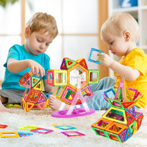 Magnet Sheet Set for Kids Magnetic Tiles Building Blocks Infant Educational Toys Magical Magnet Blocks Toys Plastic ABS