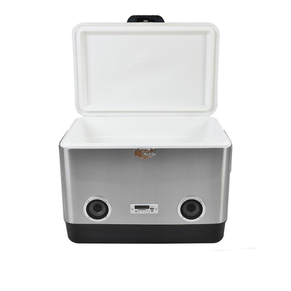 top  sales stainless steel Speaker Ice Cooler Box metal cooler box speaker fishing box