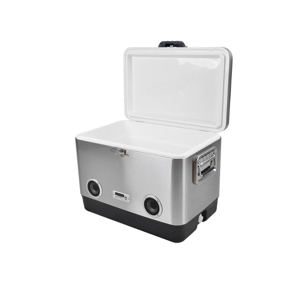 top  sales stainless steel Speaker Ice Cooler Box metal cooler box speaker fishing box