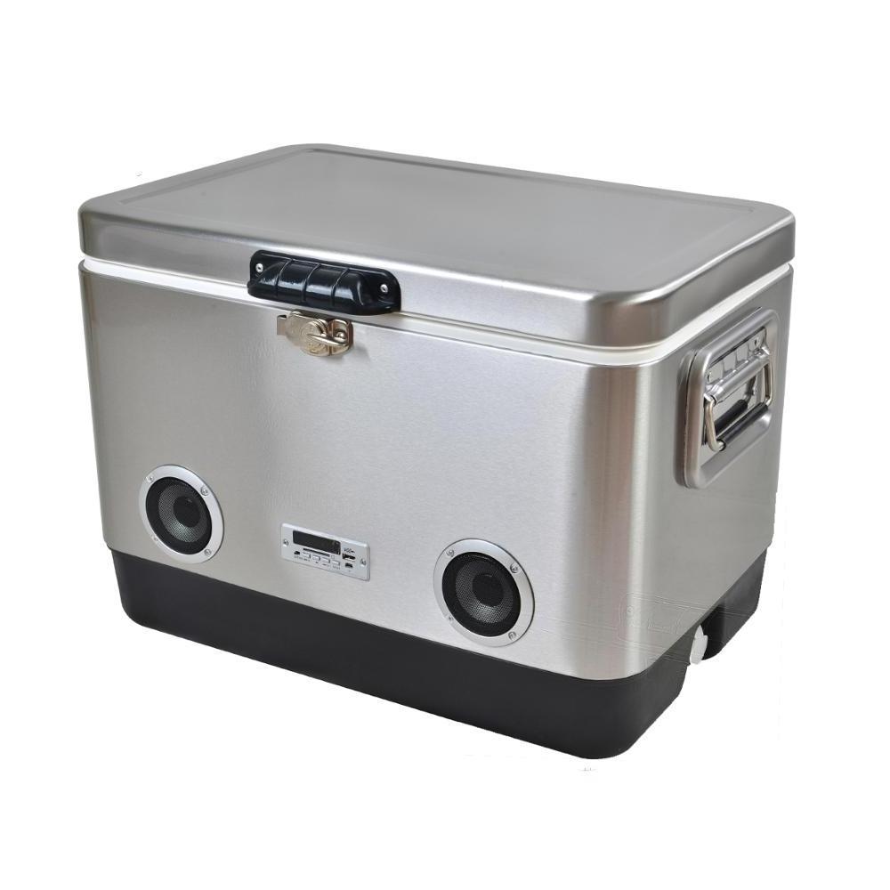 top  sales stainless steel Speaker Ice Cooler Box metal cooler box speaker fishing box