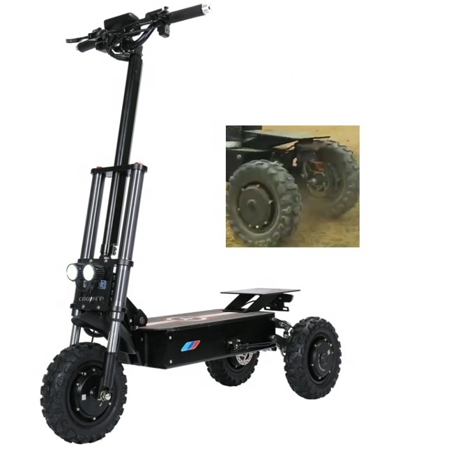 OEM 60V 3600W offroad electric scooter with 3 wheels long range scooter electric cross hydraulic brakes e scooter 4000w lithium