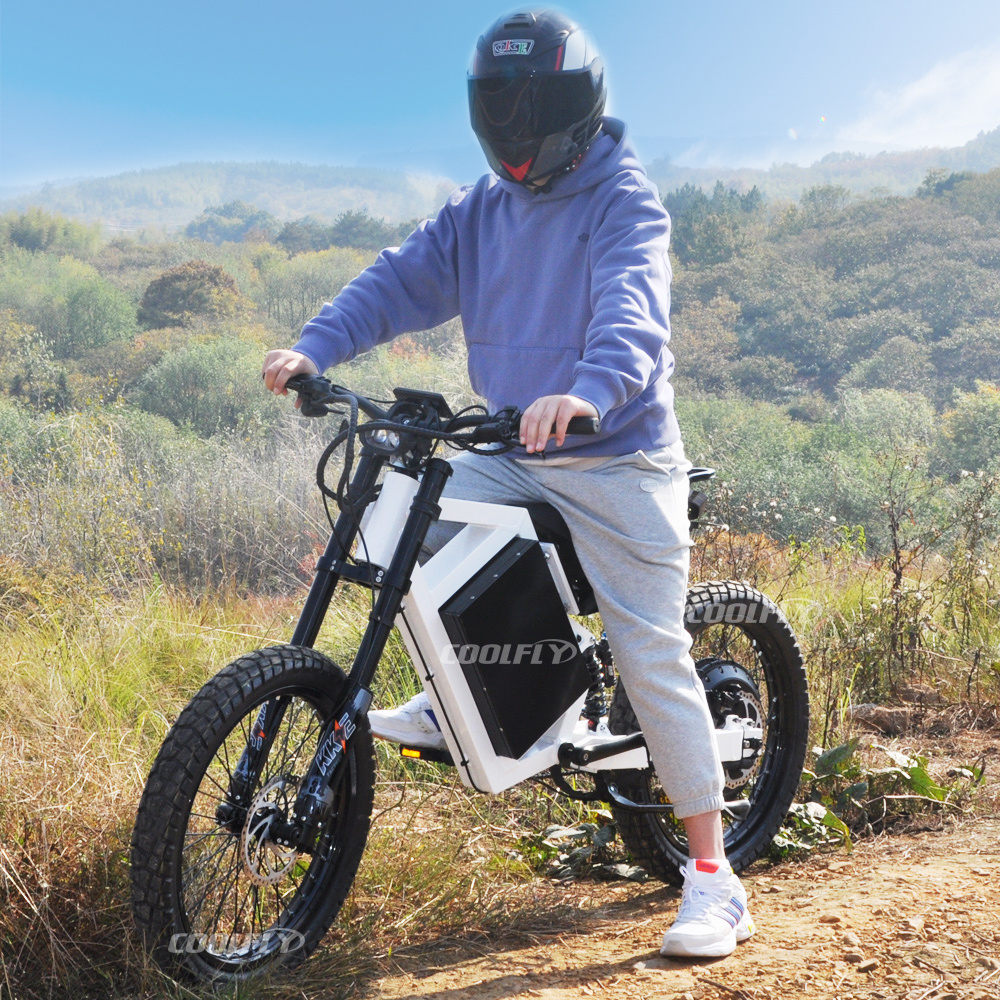 Coolfly  ebike 15000w bomber electric dirt bike 72v dirt bike electric sun ron 72 v 13000 w electric dirt bike adult 10000w