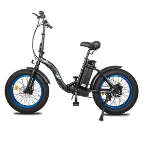 New arrival Folding Electric Bike 500w Fat Tire Folding Electric Bicycle With Lithium Battery For Adults