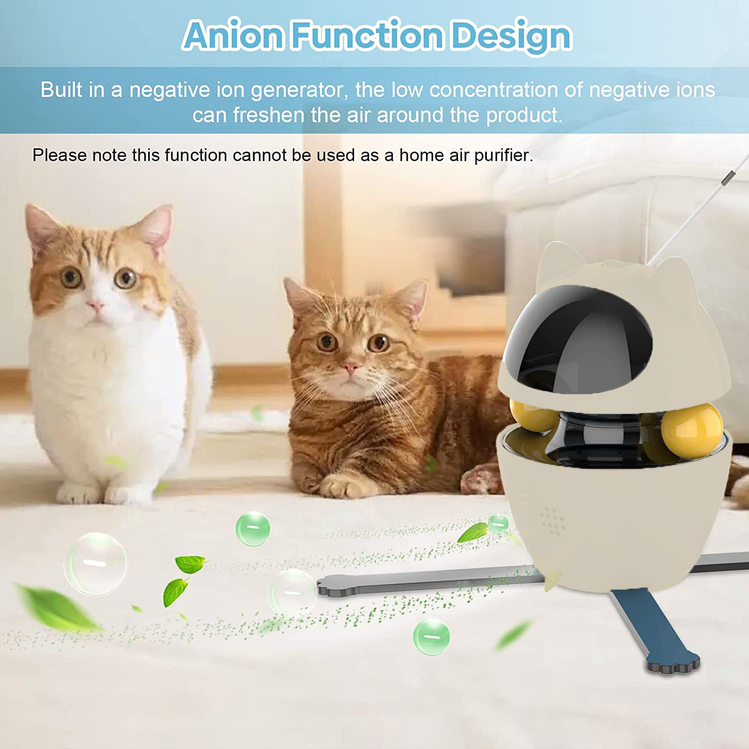 New Smart Product 4-in-1 Feather /bells/plush balls Cat Interactive Toys Laser Toys for Indoor Cats