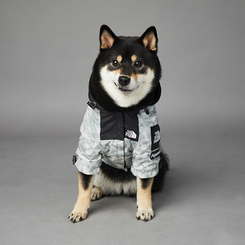 Luxury Brand Reflective Pet Dog Coat Puppy Warm Jacket the Dog Face Large Dog Jacket Waterproof