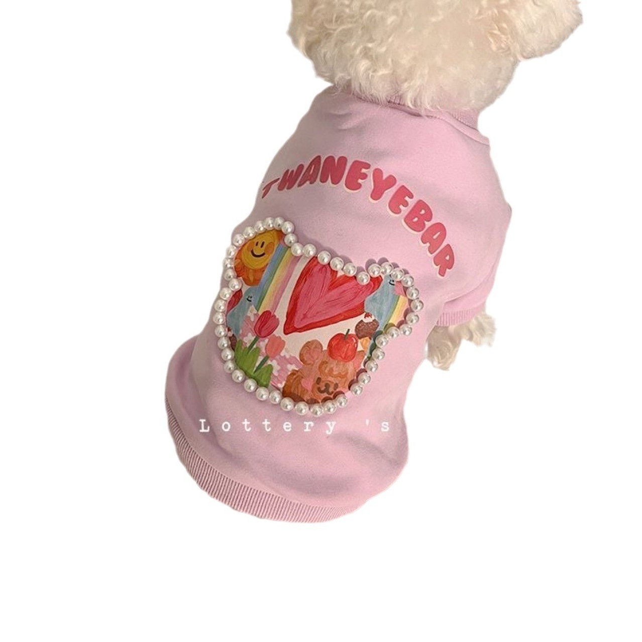 Korean Ins Dog Cat Clothes Autumn Winter Teddy Pet Pullover Clothes Small Dog Fleece Hoodie