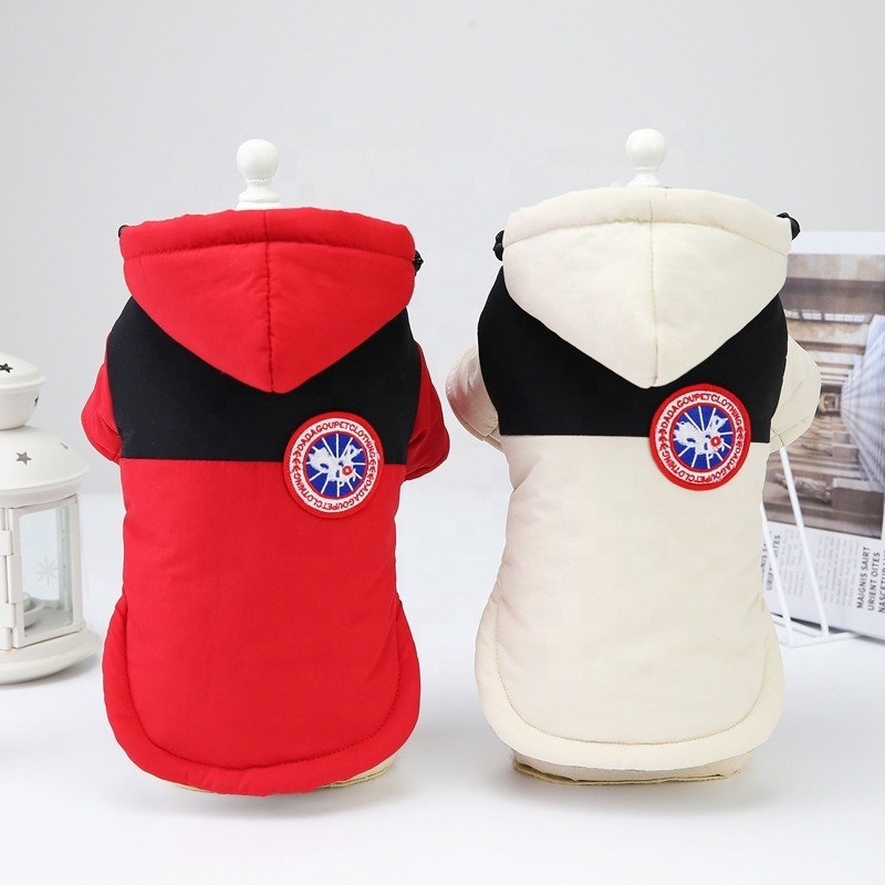 Winter Warm Puppy Dog Jacket Coats Waterproof Dog Clothes Coats Warm Puffer Jacket