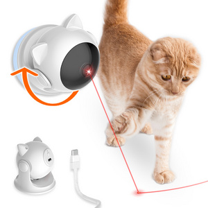 Teaser Cat Laser Toy Interactive Kitten Automatic Smart Game Active for Cats USB Charging Indoor Pet