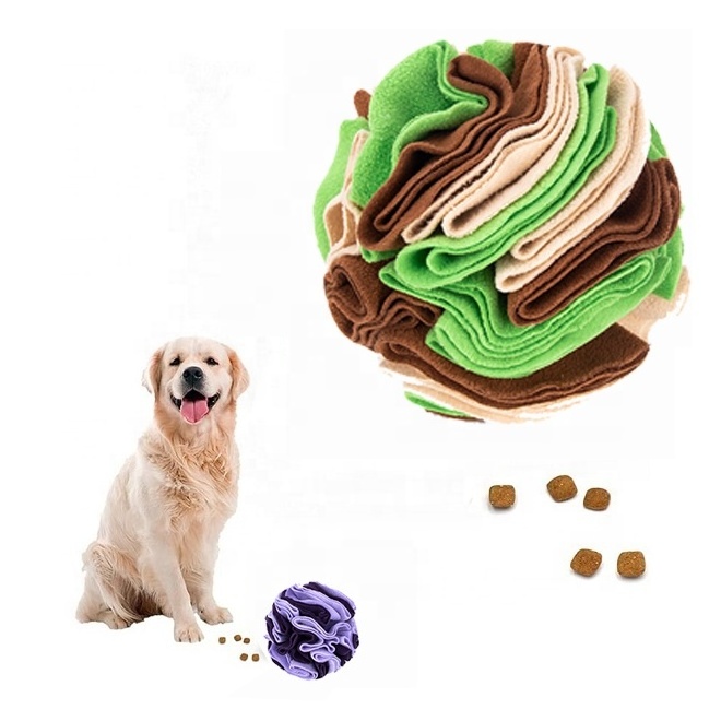 Foldable Pet Dogs Treat Sniffing Ball Interactive Dispenser Feeding Toy Dog Snuffle Mat Stress Release