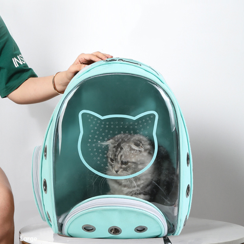 Cat Travel Backpack Carrier Clear Space Pet Cats Bag Carriers Puppy Outgoing Breathable Backpacks