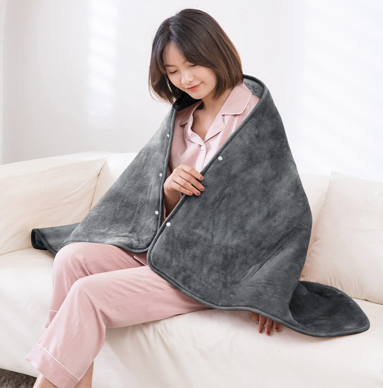 Hot Sale Wireless Electric USB Battery Heating Rechargeable Blankets USB Heated Blanket