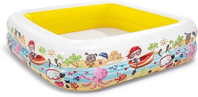 57470 kids PVC inflatable Aquarium Pool underwater world sunshade pool dismountable air piscinas With movable sunshade tent