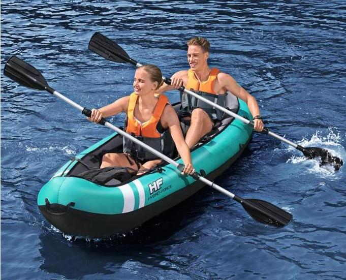 Factory Wholesale durable Inflatable Kayak 2 Person Inflatable Fishing canoe boat