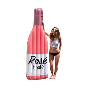 ready to ship Custom Fun  Beer  drink Bottle Inflatable Pool Float  Advertising Model   Air Mattress